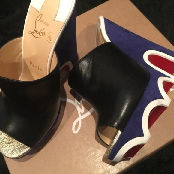 New Exotic Wedges Louboutins - Picture 1 of 3